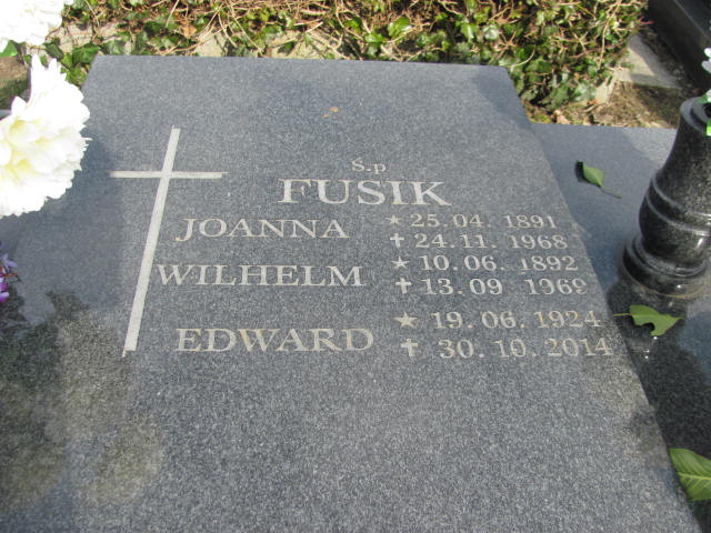 Edward Fusik 1924 Jastrzębie Zdrój Ewangelicki - Grobonet - Wyszukiwarka osób pochowanych