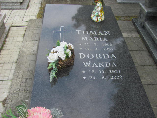 Grób Maria Toman
