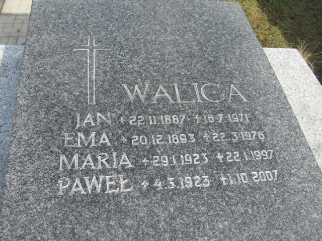 Maria Walica 1923 Jastrzębie Zdrój Ewangelicki - Grobonet - Wyszukiwarka osób pochowanych