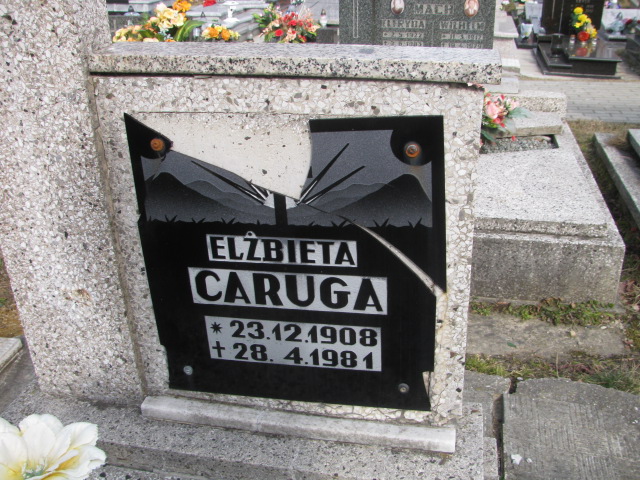 Elżbieta Caruga 1908 Jastrzębie Zdrój Ewangelicki - Grobonet - Wyszukiwarka osób pochowanych
